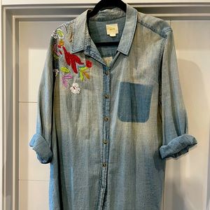 Anthropologie button down shirt